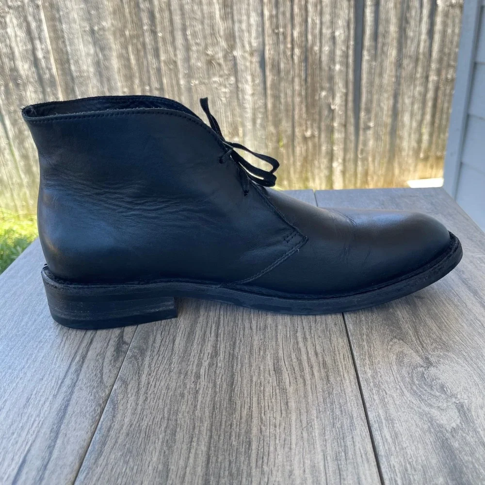 Thursday Boot Company Scout Boots Mens 11 Black Leather Chukka Lace Up‎ Shoes